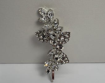 Crystal Vine Leaves Hair Clip , Bridal Hair Accessories  display picture 3