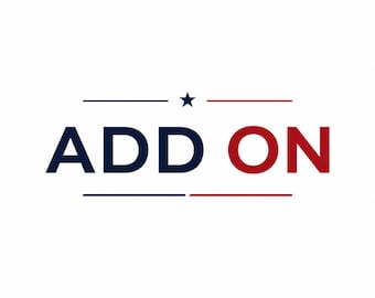 Embroidery Add-On | Custom Embroidery Upgrade Fee, Update Logo design
