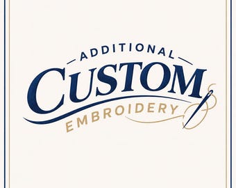 Embroidery Add-On | Custom Embroidery Upgrade Fee