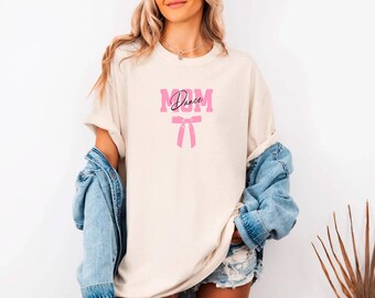 Coquette Dance Mom T-shirt, Ballet Mom Cadeau, Dance Mama Comfort Kleuren Shirt, Cadeau voor Dance Mom, Dance Mom Kleding, Leuk T-shirt