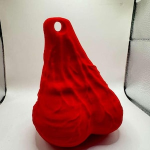 Novelty Truck Nuts Hitch Cover – Funny Car & Truck Accessory Red