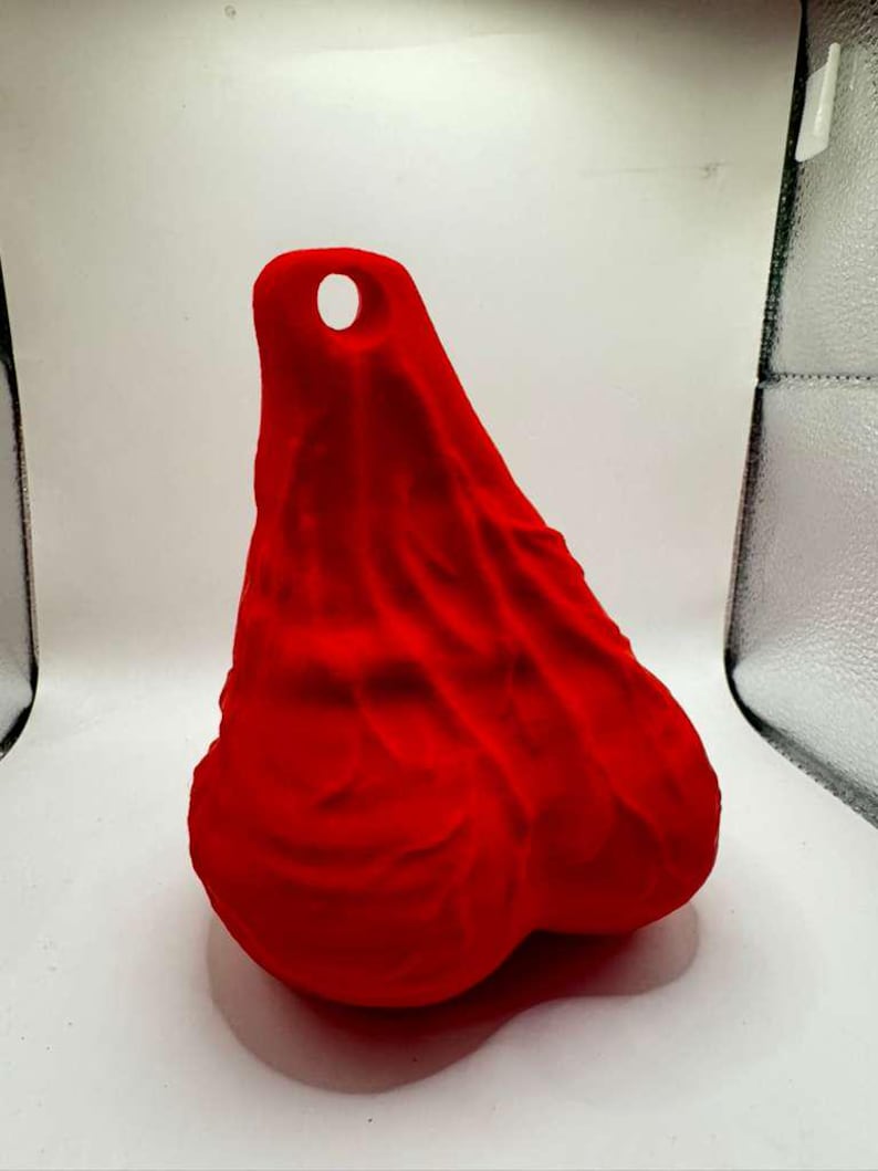 Novelty Truck Nuts Hitch Cover – Funny Car & Truck Accessory Red