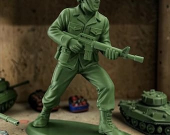 Rifleman XL Soldier Figurine – Tall Army Man Statue
