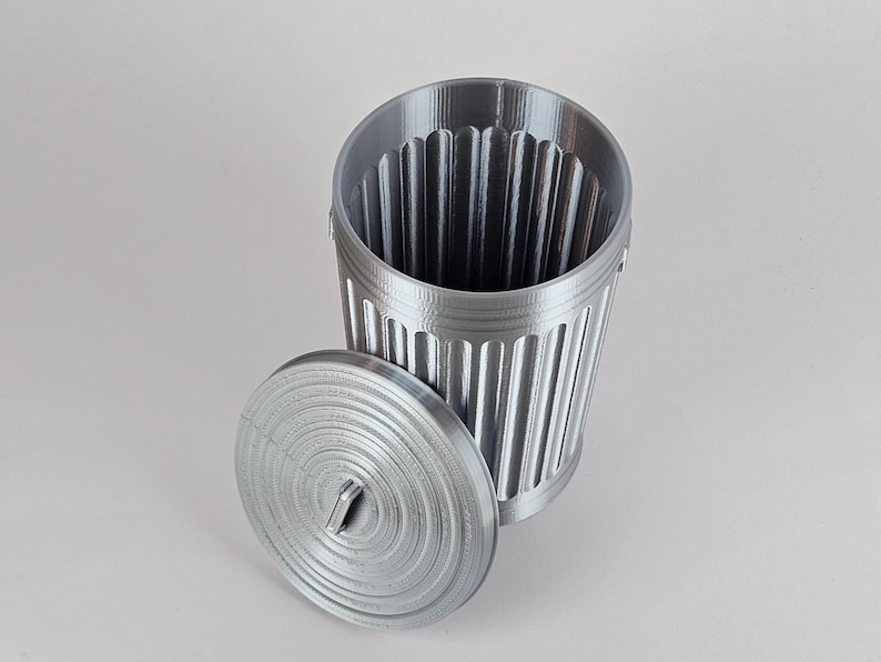 Mini Trash Can Pen Holder | Funny Desk Organizer image 4