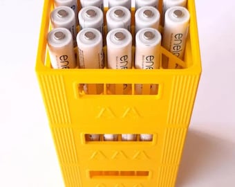 Stackable Battery Crates (AA and AAA)