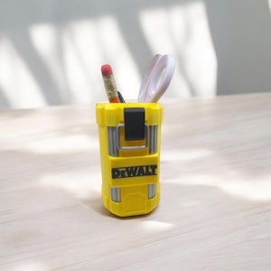 Organizador de escritorio inspirado en DeWalt Packout, soporte para bolígrafos y herramientas pequeñas