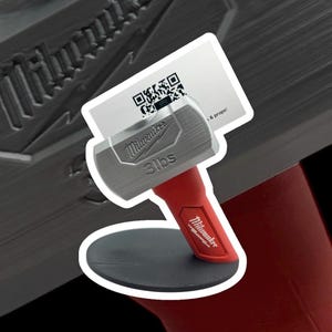 Porte-cartes de visite Milwaukee Hammer - Organiseur de bureau unique pour les entrepreneurs et les artisans
