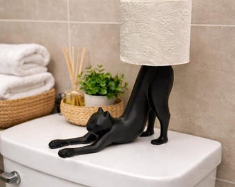 Cat Toilet Paper Holder – Funny Bathroom Décor & Gift for Cat Lovers