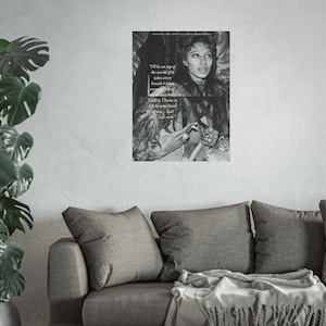 May include: Black and white photo of a woman with long hair and a quote that reads "I'll be on top of the world if it takes every breath I have... I feel it, I know it... I'll be the one kind of star... that really, really shines."