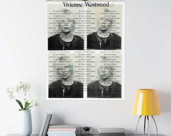ヴィヴィアン ウエストウッドのポスター。インスピレーションを