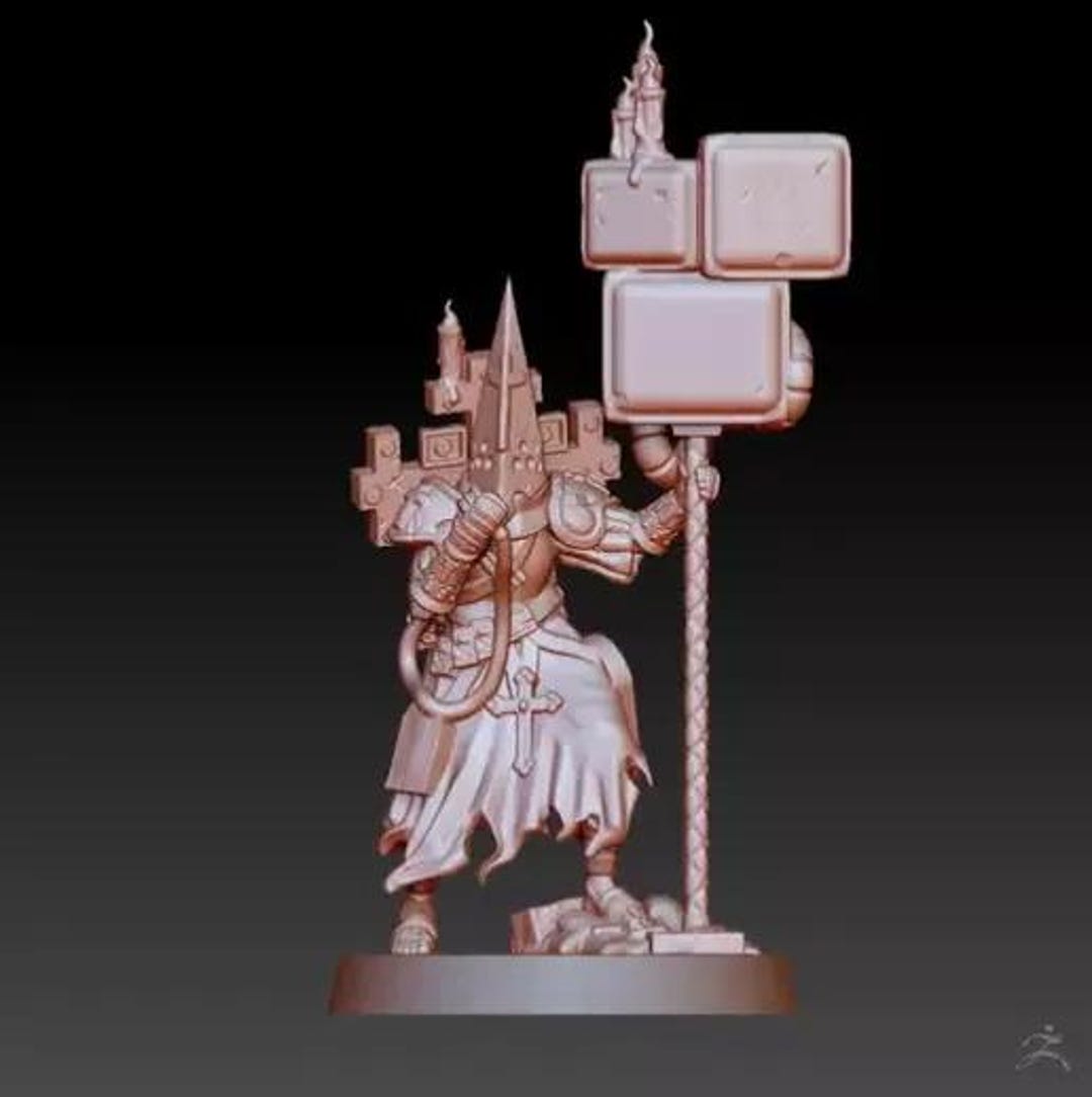 War Prophet (helm+screen-staff) - Trench Pilgrims - Compatible for ...