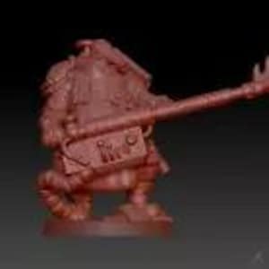 Trench Pilgrim (Heavy Flamethrower) - Trench Pilgrim - Compatible for Grimdark, Trench Crusade, one page rules