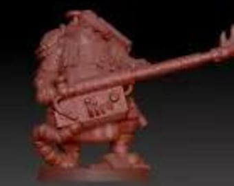 Trench Pilgrim (Heavy Flamethrower) - Trench Pilgrim - Compatible for Grimdark, Trench Crusade, one page rules