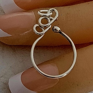 REA - Sterling Silver Tre Loop Charm Holder Hänge, Kind Gifts Smycken