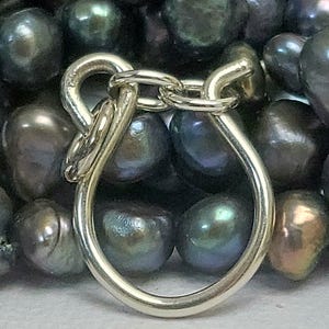 SALE - Stering Silver Charm Holder Pendant with Infinity Closer, Small, Kind Gifts Jewelry