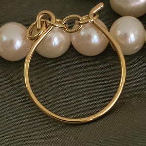 Medium charm holder with chain.  Gold filled.