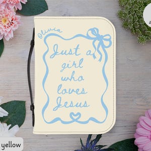 Cover Case for Bible  Personalized Bible Cover custom with name, Mothers day gift for Christian women Christmas gift for God lover