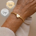 Personalized Grandma Bracelet, Custom for Nana, Gigi, Mimi, Grammy, Nona, Abuela, Oma – Grandmother Gift, Mother’s Day gift