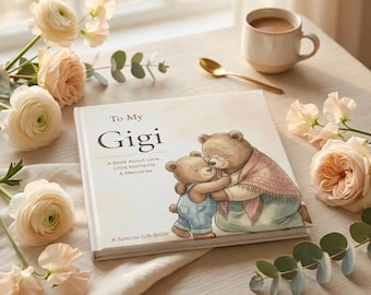 Personalized Grandma Book, Birthday Gift for Grandma, Gift from Grandchildren, Mimi Nona Nana Granny Keepsake, Personalized Grandma Gift