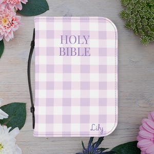 Custom Bible Cover personalized with name unisex Case for Bible  Christian gift mothers gift Christmas gift for Christian Religious gift