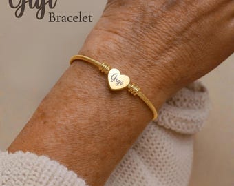 Gigi Bracelet, Gift for Gigi, Gigi Gift from Grandkids, New Gigi Gift, Pregnancy Announcement for Gigi, Gigi Jewelry