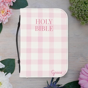 Custom Bible Cover personalized with name unisex Case for Bible  Christian gift mothers gift Christmas gift for Christian Religious gift