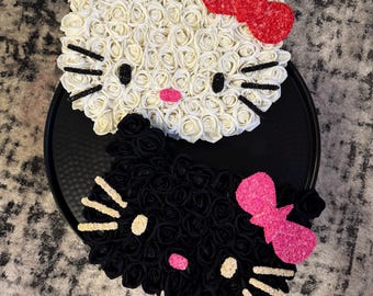 Hello Kitty bloemstuk met neprozendoos
