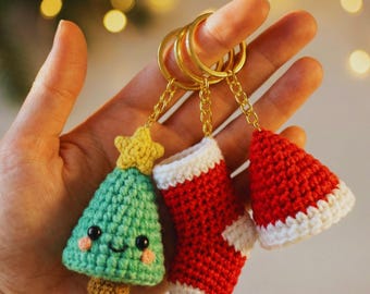 Christmas Amigurumi Crochet Pattern Bundle – Kawaii Ornaments (PDF Set)