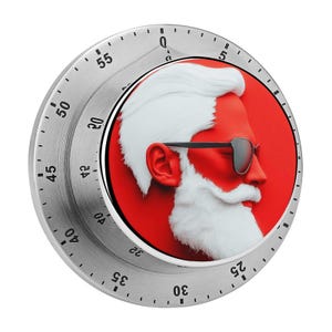 Edelstahl Magnetischer Küchen-Timer: Mechanisch, lauter Alarm