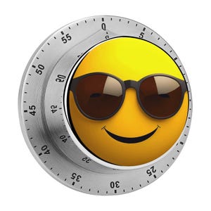 Personalisierter Magnet-Küchentimer: Edelstahl Mechanischer Aufzug