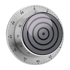 Magnetischer Küchenwecker: Edelstahl Mechanischer Aufzug - Keine Batterien