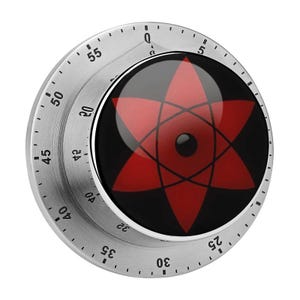 Edelstahl Magnet-Küchentimer: Mechanischer Aufzug, lauter Alarm