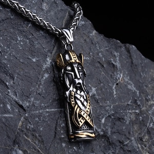 Odin Viking Pendant, Odin Necklace, Celtic Jewelry, Viking pendant, Viking God Necklace, Scandinavian Amulet|Viking Accessories|Norse Symbol