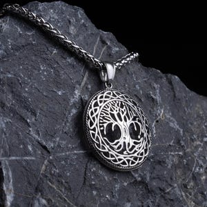 Norse Symbol Tree of Life Necklace, Viking Pendant, Celtic Necklace, Viking Jewelry, Norse Mythology, Celtic Pendant, Viking Accessories