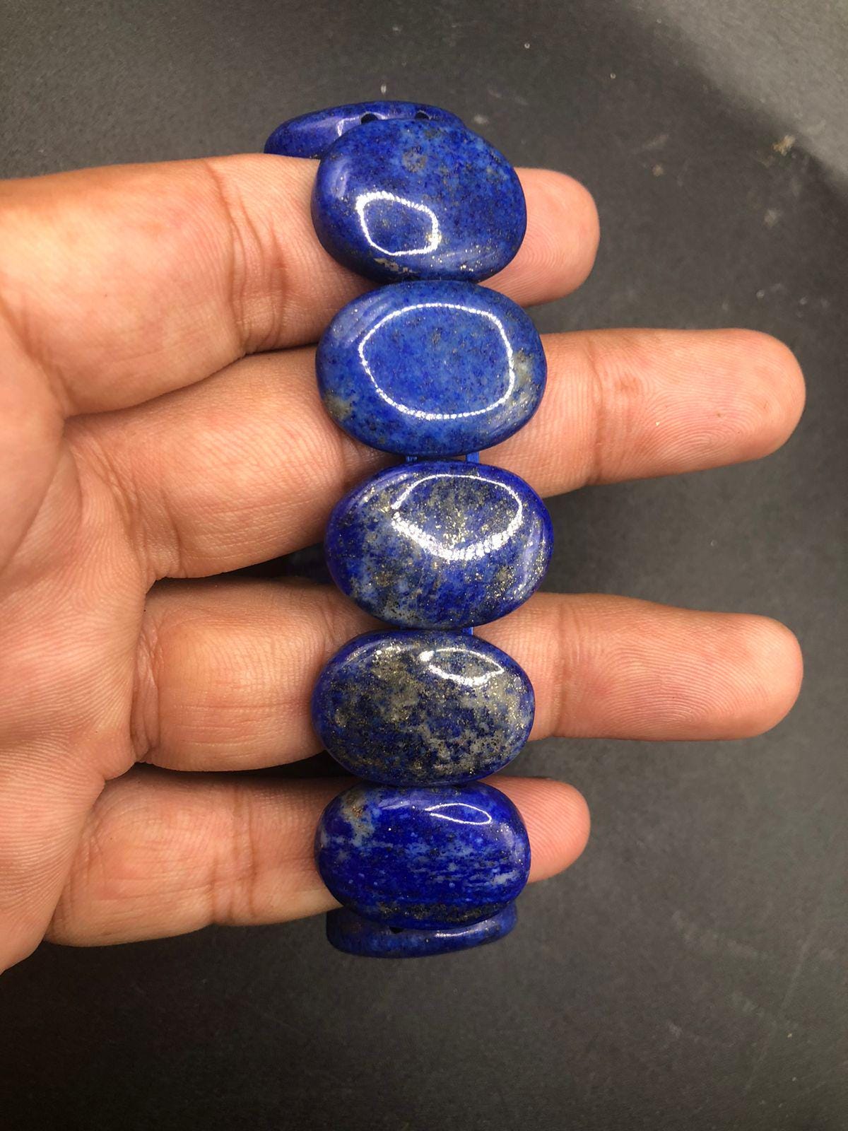 Natural Lapis Lazuli Watch | Blue Gemstone Dial Luxury  display picture 1