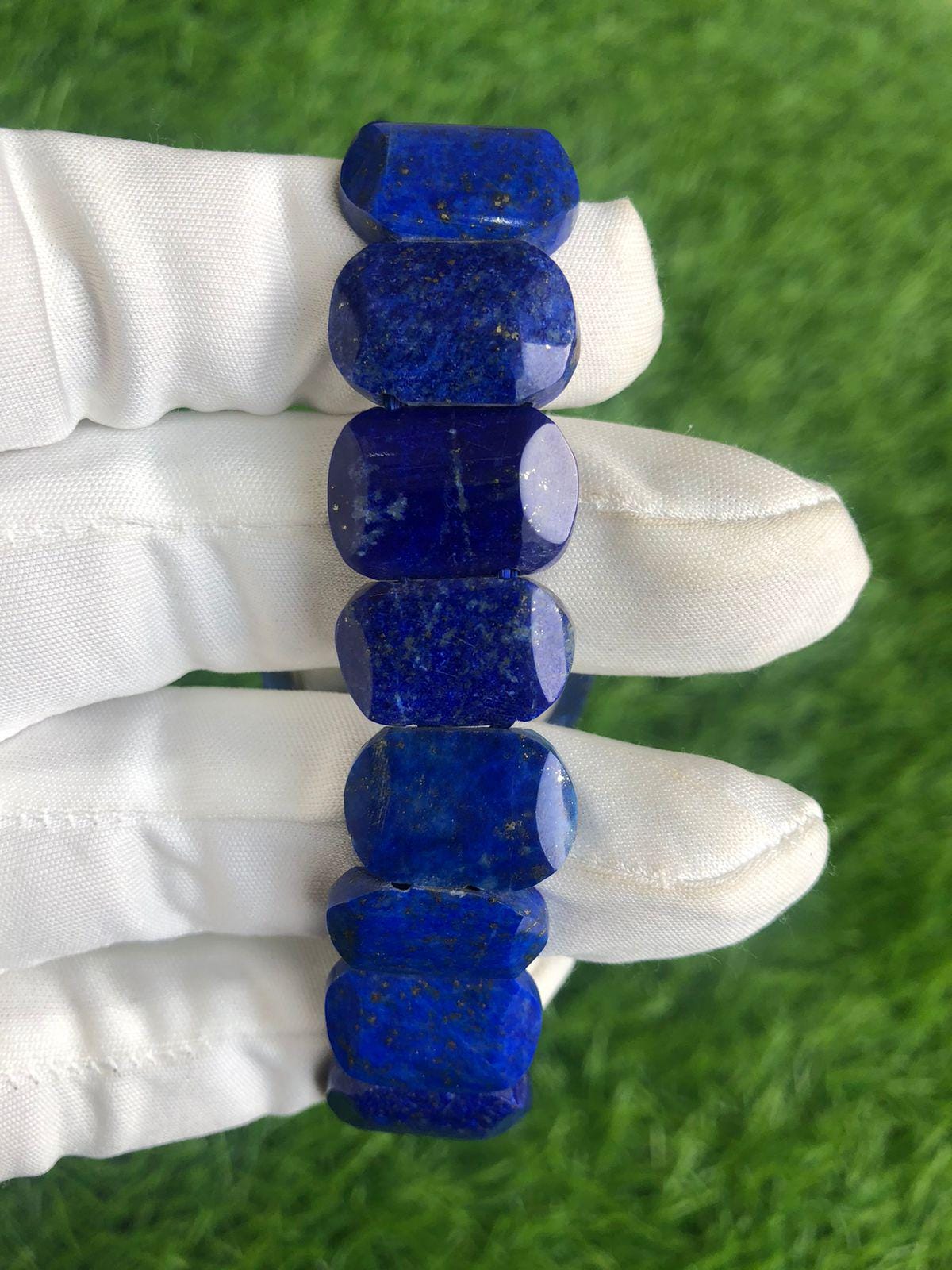 Lapis Lazuli Gemstone Watch | Unique Blue Stone Wristwatch  display picture 1