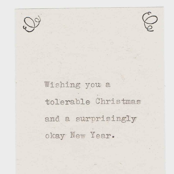 Funny Holiday Card - Etsy
