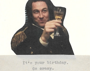 The Terror Go Crazy Birthday Card | James Fitzjames Arctic Explorers History Humor