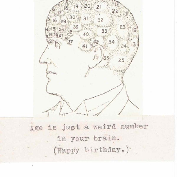 Funny Psychology Birthday Card Etsy