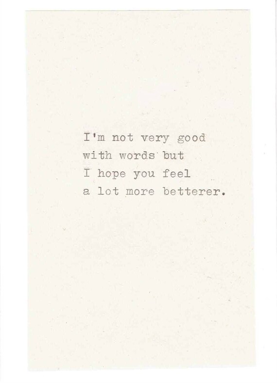 Feel More Betterer Greeting Card Feel More Betterer Greeting Card