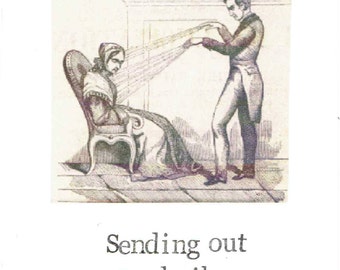 Sending Out Good Vibes Vintage Hypnotism Card | Funny Get Well Soon Weird Humor Thinking Of You