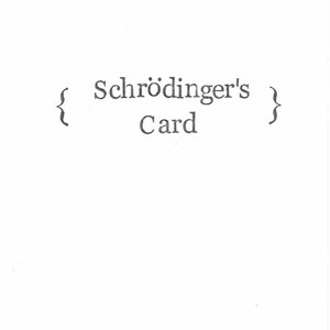 Schrodinger's Card (With Message Inside) | Funny Quantum Physics Birthday Card Graduation Nerdy Science Humor Geeky Pun For Him For Her