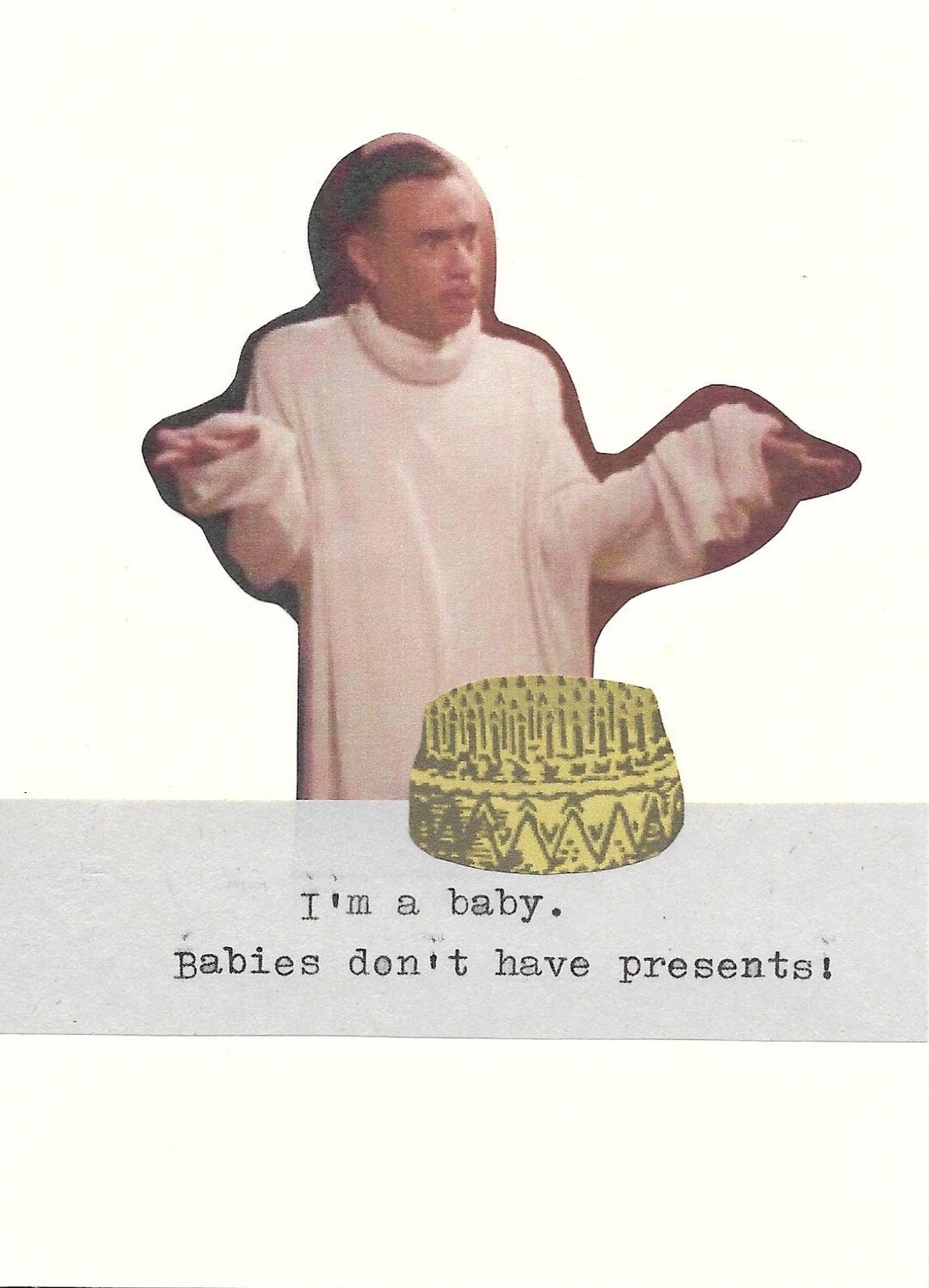 Fred Armisen Adult Baby Birthday Card Weird Broad City Birthday Card - Etsy