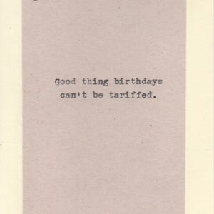 Carte d'anniversaire canadienne amusante, humour politique