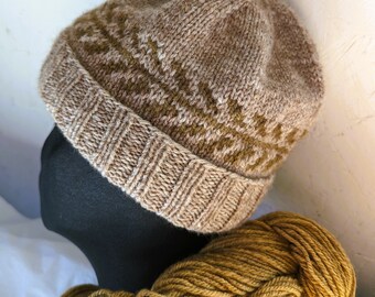 Alpaca/Wool blend knit hat