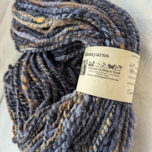 Biotayarns 'デニム' 手紡ぎ糸 - Cormo x Polypay Wool