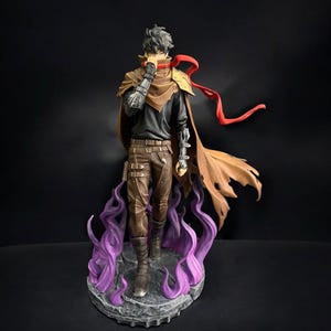 Sung Jin-Woo Resin Figure | Handmade Anime Statue | Solo Leveling Fan Gift | Solo Leveling Figurine | 3D Printed & Hand-Painted