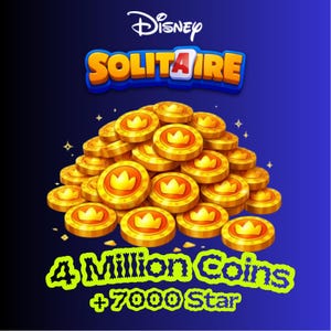 Solitario Disney: 4.000.000 de monedas + 7000 estrellas / Barato / Entrega rápida / Confiable