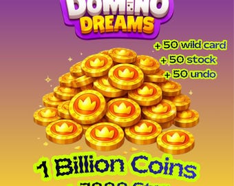 Domino Dreams 1 Billion Coins Boost + 7000 Stars | Cheap | Fast Delivery | Trusted
