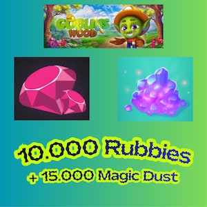 Madera de Goblins 10.000 Rubíes + 15.000 Polvos Mágicos / Barato / Entrega Rápida / Confiable